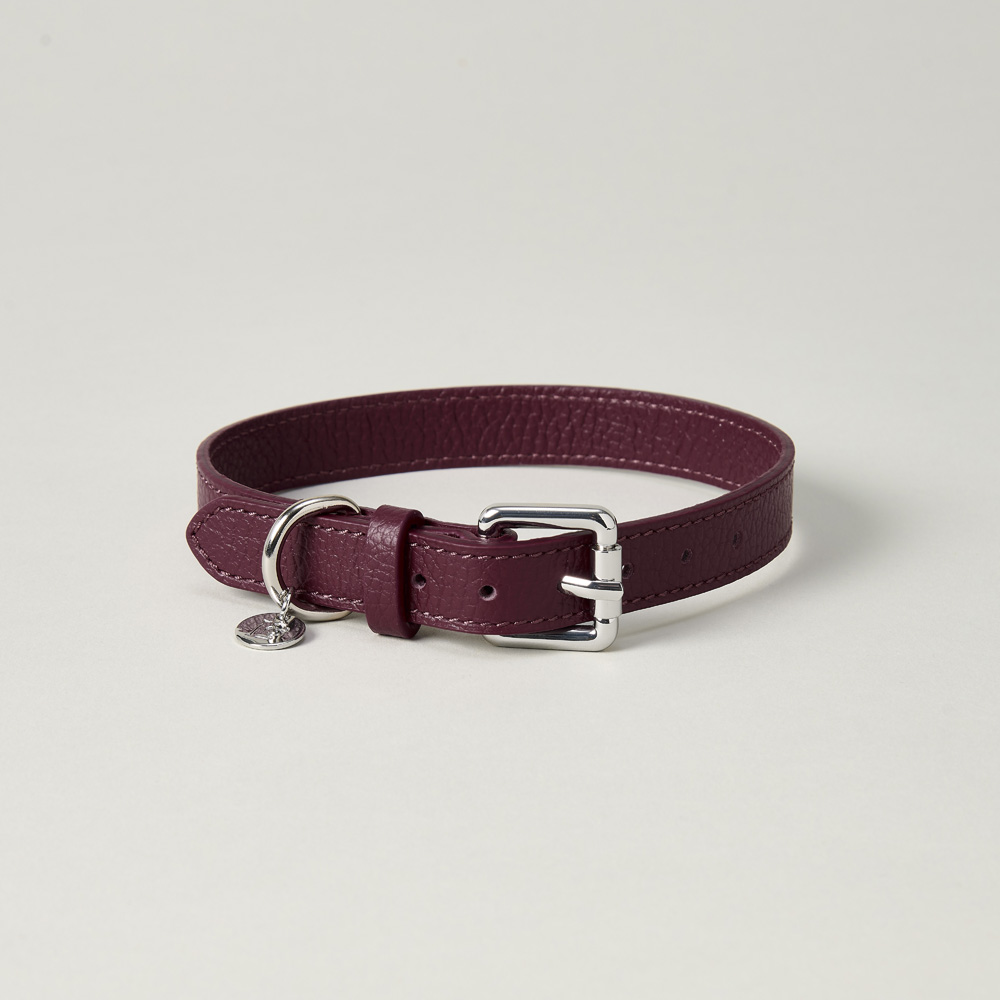 Flat Collar - oxblood